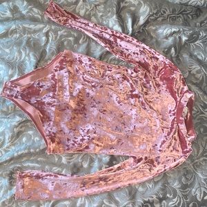Velvet bodysuit